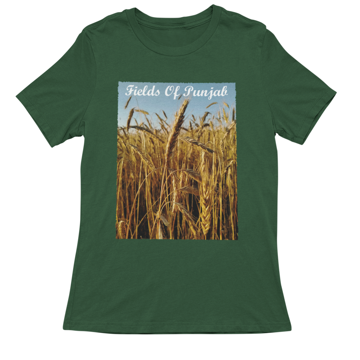 Fields of Punjab-Bottle Green